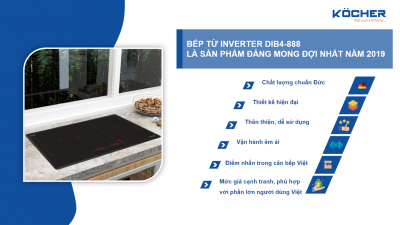 Trình làng siêu phẩm “bếp từ inverter công nghệ mới DIB4-888”?